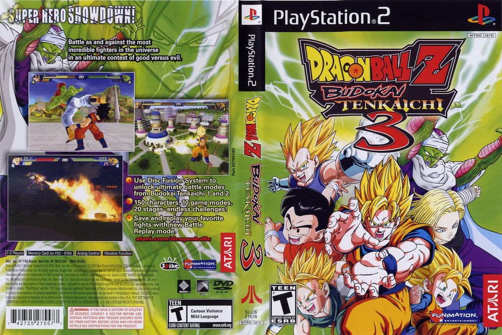 ORDENADOR DRAGON BALL Z BUDOKAI TENKAICHI 3